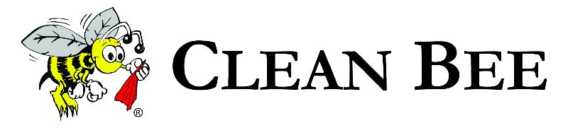 Clean Bee Text Logo